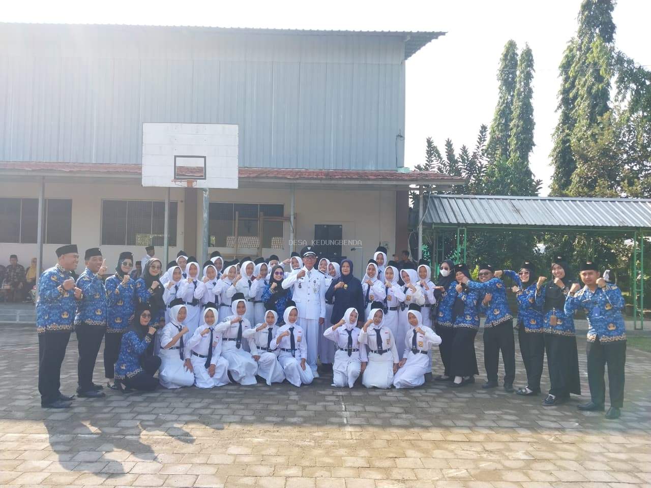 Upacara Bendera Merah Putih dalam Rangka HUT RI ke 80 Tingkat Desa Kedungbenda