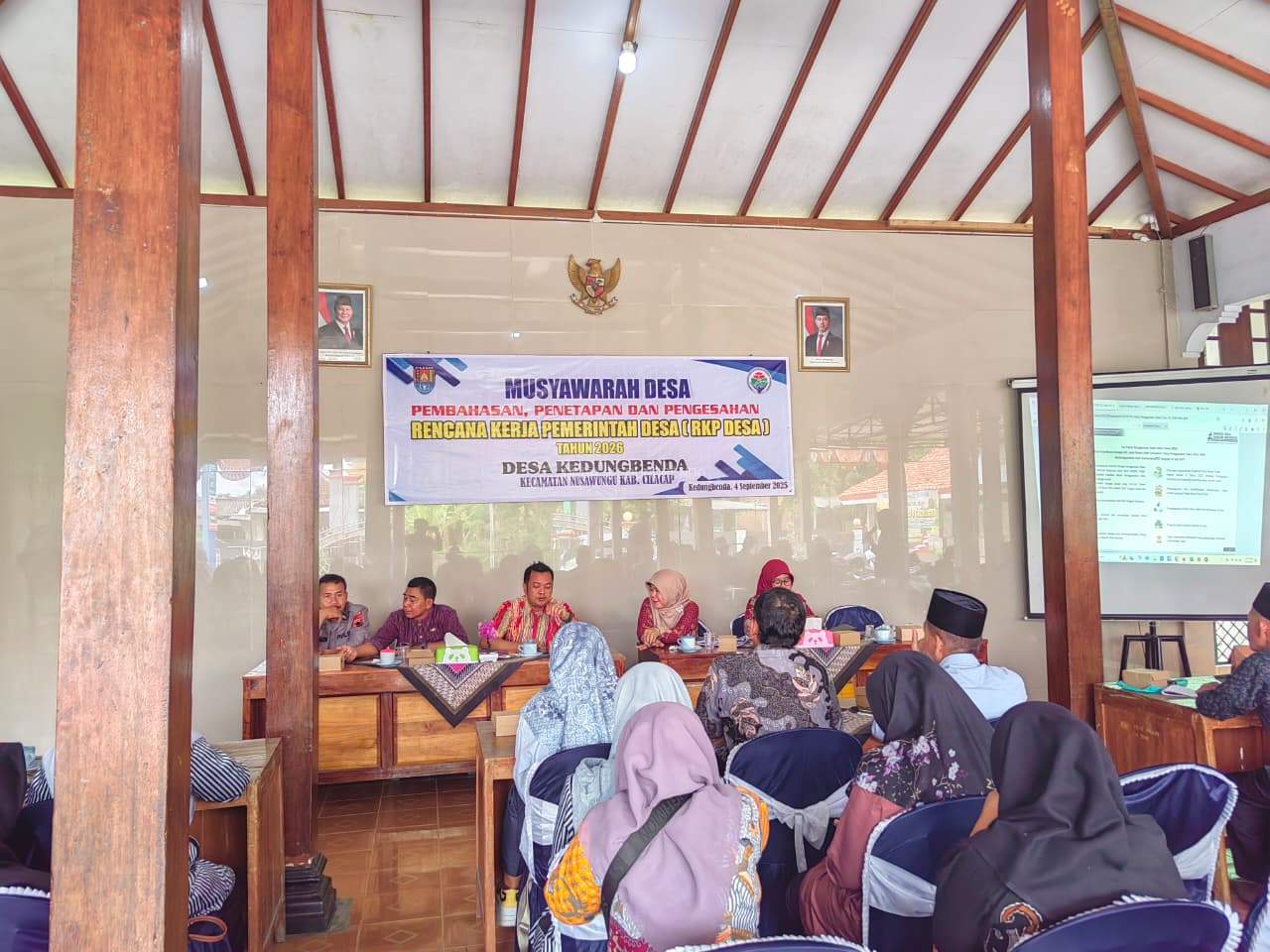 MUSDES PEMBAHASAN, PENETAPAN DAN PENGESAHAN RKP DESA TAHUN 2026